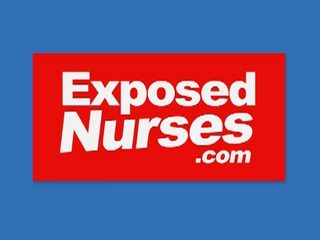 Narażony pielęgniarki: lubieżny ruda pielęgniarka w lateks jednolity dostaje paskudne