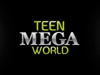Teen Mega World: Brunette skinny teen getting her tight cunt fucked